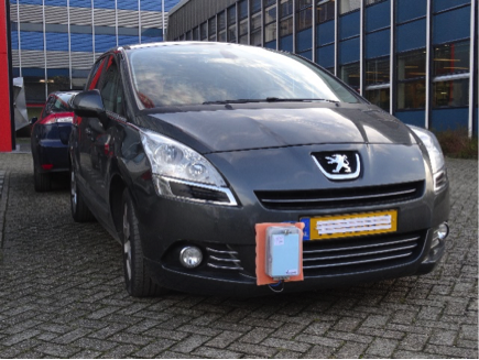 Figure 1. Dolphin Radar mounted on car bumper